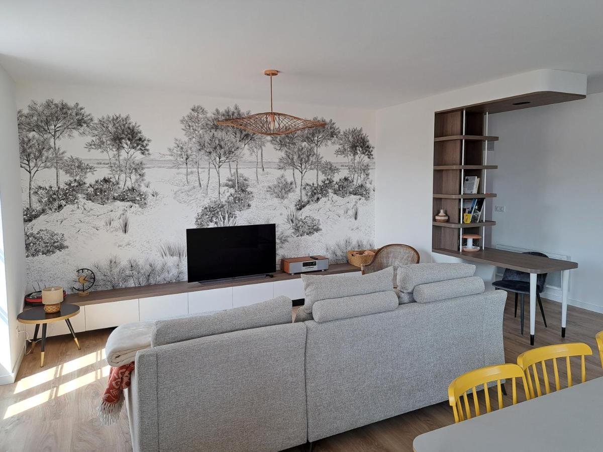 Superbe Appartement T3 Au Centre Plage .Parking 昂代 外观 照片